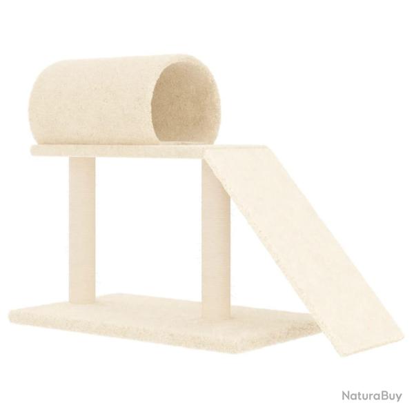Arbres � chat avec tunnel et �chelle 55,5 cm cr�me 02_0022798
