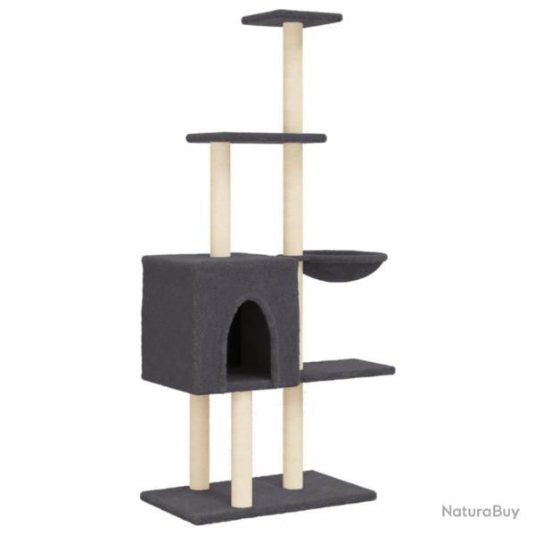 Arbre � chat meuble tour grimper jouet grattage grattoir escalade plateforme avec griffoirs en sisa