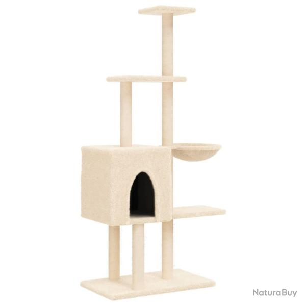 Arbre � chat meuble tour grimper jouet grattage grattoir escalade plateforme avec griffoirs en sisa