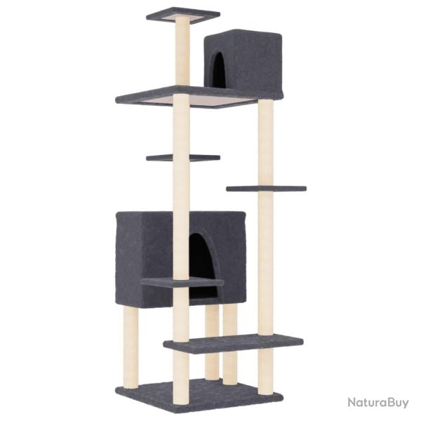 Arbre � chat meuble tour grimper jouet grattage grattoir escalade plateforme avec griffoirs en sisa