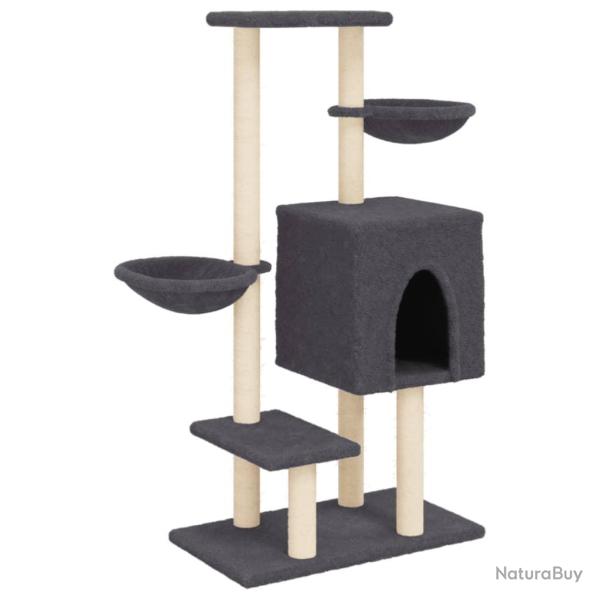 Arbre � chat meuble tour grimper jouet grattage grattoir escalade plateforme avec griffoirs en sisa