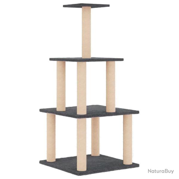 Arbre � chat meuble tour grimper jouet grattage grattoir escalade plateforme avec griffoirs en sisa