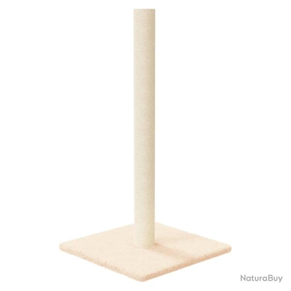 Arbre � chat meuble tour grimper jouet grattage grattoir escalade plateforme 35 x 35 x 70 cm cr�me