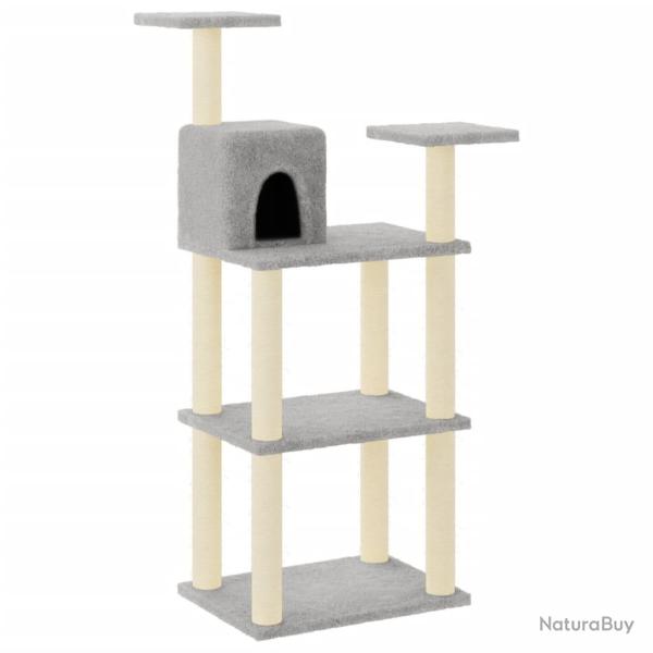 Arbre � chat meuble tour grimper jouet grattage grattoir escalade plateforme avec griffoirs en sisa