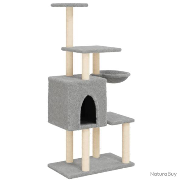 Arbre � chat meuble tour grimper jouet grattage grattoir escalade plateforme avec griffoirs en sisa