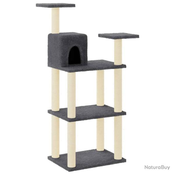 Arbre � chat meuble tour grimper jouet grattage grattoir escalade plateforme avec griffoirs en sisa