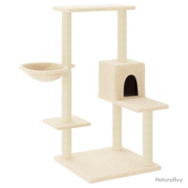 Arbre � chat meuble tour grimper jouet grattage grattoir escalade plateforme avec griffoirs en sisa
