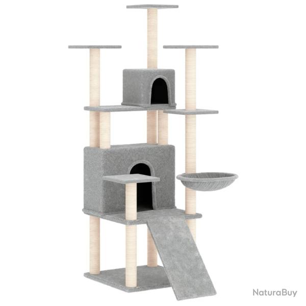 Arbre � chat meuble tour grimper jouet grattage grattoir escalade plateforme avec griffoirs en sisa