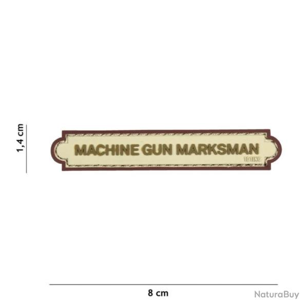 Patch 3D PVC Machine gun marksman avec velcro | 101 Inc (0001 5338)