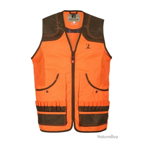Gilet de chasse Percussion Savane Haute visibilit