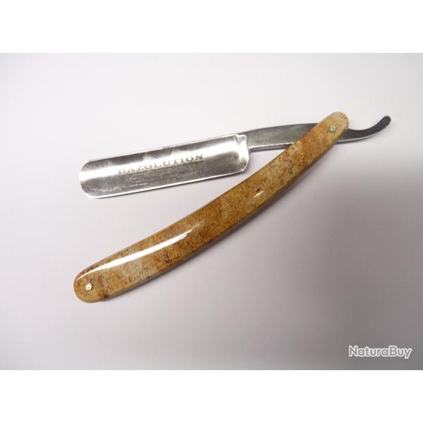 Rasoir coupe choux Linder Razolution Solingen finition pierre beige