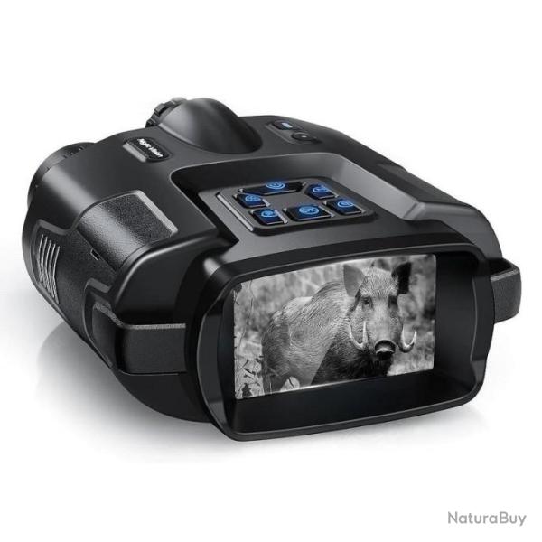 Jumelle Vision Nocturne 4K 600M Zoom Num�rique 8X �cran HD Rechargeable Batterie Longue Dur�e