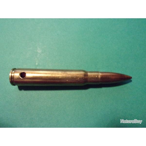 1 Munition 8x57JS S&B, �tui laiton, balle blind�e cuivr�e, neutralis�e