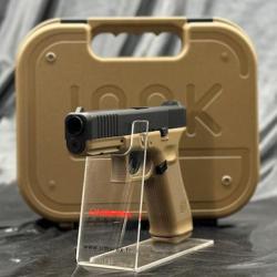 Edition limit&eacute;e - PISTOLET GLOCK 17 GEN5 CAL 43 PAINTBALL T4E COYOTE FRENCH ARMY