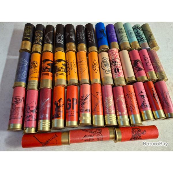 42 Douilles neuves pour collection toutes diffrentes