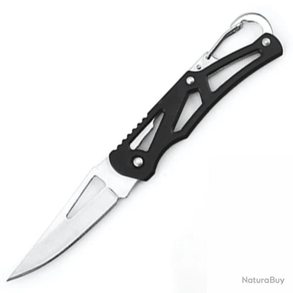 Couteau de poche pliant Noir (14cm)