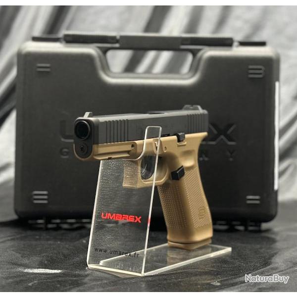 BLACK FRIDAY PISTOLET GLOCK 17 GEN5 CAL 43 PAINTBALL T4E COYOTE