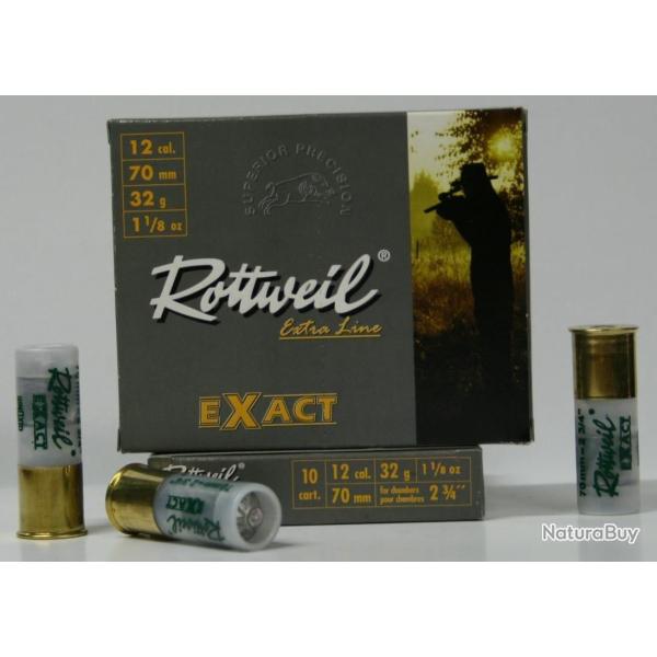CARTOUCHE ROTTWEIL EXACT CAL. 12/70 X10
