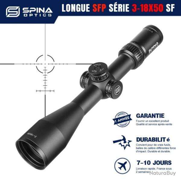Lunette de vis�e LONGUE SFP 3-18x50 SF