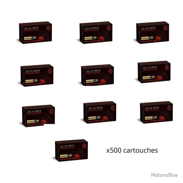 Munitions GECO cal.22lr rifle 40gr 2.6g par 500