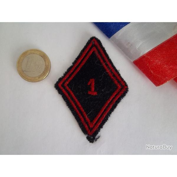 grade militaire mod�le 45 du 1 er r�giment g�nie insigne tissu