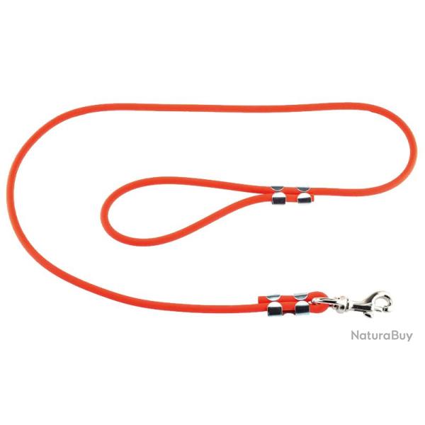 Laisse pour chien 1,20m en biothane orange H�len Baud