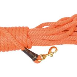Longe corde orange pour chien Country Diam&egrave;tre 9mm