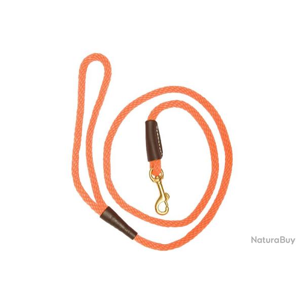 Laisse corde orange Country Taille 180cm