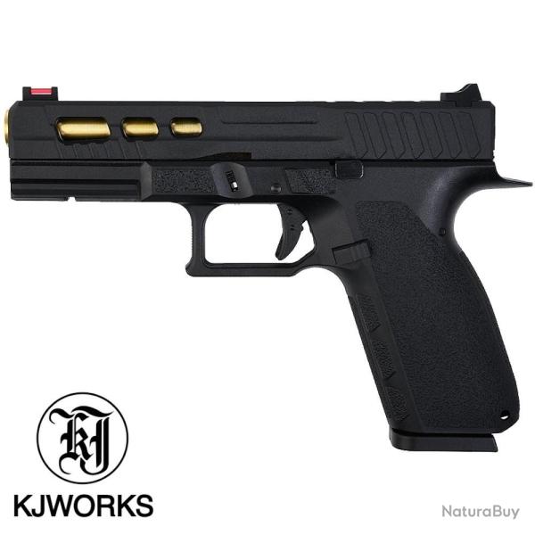 Pistolet CO2 KJ Works KP-13C Blowback - R�plique Airsoft Performante avec Rail Picatinny