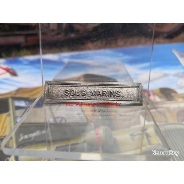 Barette m�daille Sous Marins - Marine Nationale