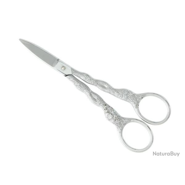 BEL1596 CISEAUX A RAISINS 16CM CHROME BRANCHE OUVRAGEES NEUF