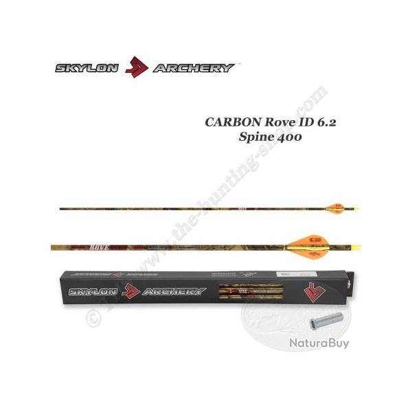 SKYLON ARCHERY 12 Fl�ches ROVE ID 6.2 400 Fl�ches coup�es et inserts coll�s