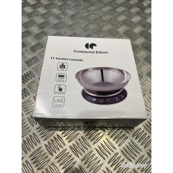 Balance culinaire de pr�cision  KT5B3 avec bol en Inox continental edition