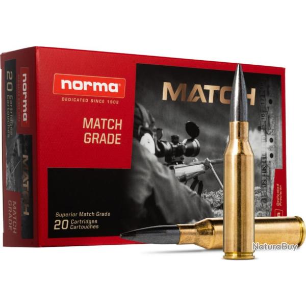 Munitions NORMA 308 WIN MATCH 168GR DL DIAMOND LINE x5 bo�tes