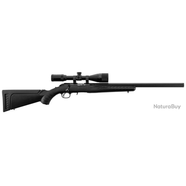 RUGER - Carabine � verrou American Rimfire Cal. 22LR 22'' 1/2''-28 + Lunette 3-9x40