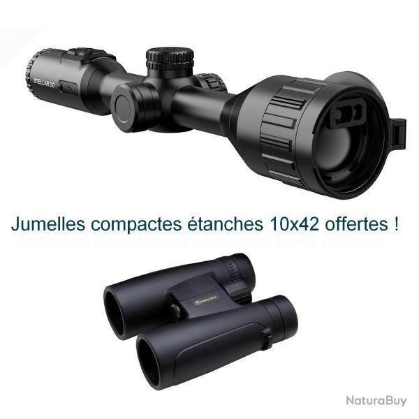 HIKMICRO STELLAR SQ50L 3.0 - Lunette de vision thermique avec t�l�m�tre + Jumelles 10x42 offertes !