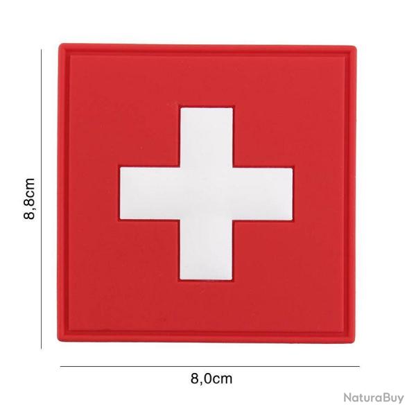 Patch 3D PVC Suisse carr�