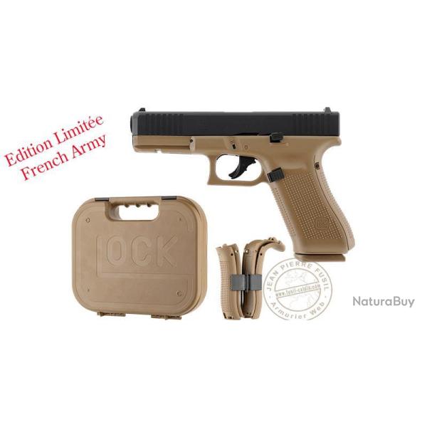 Pistolet CO2 � balles de caoutchouc GLOCK 17 Gen 5 - Edition limit�e French Army - Cal.43