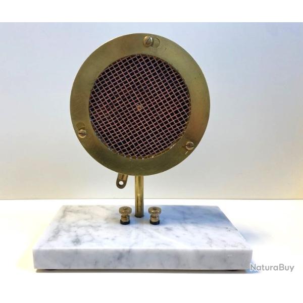 Rare & Ancien Microphone de la T�l�graphie Militaire F. DUCRETET & E. ROGER TSF