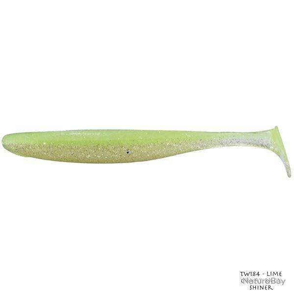Leurre Souple OSP Dolive Shad 10cm 184 - Lime Chart Back Shiner