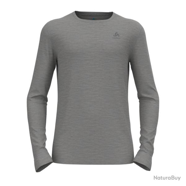 Sous V�tement Thermique en Laine M�rinos Odlo 200 Natural Gris
