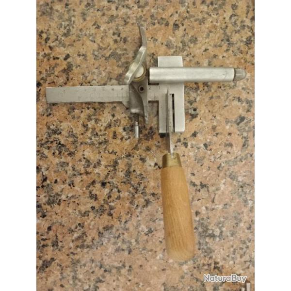 Couteau mcanique de bourrelier dcoupe du cuir