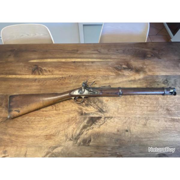 Carabine cavalerie Anglaise � silex.