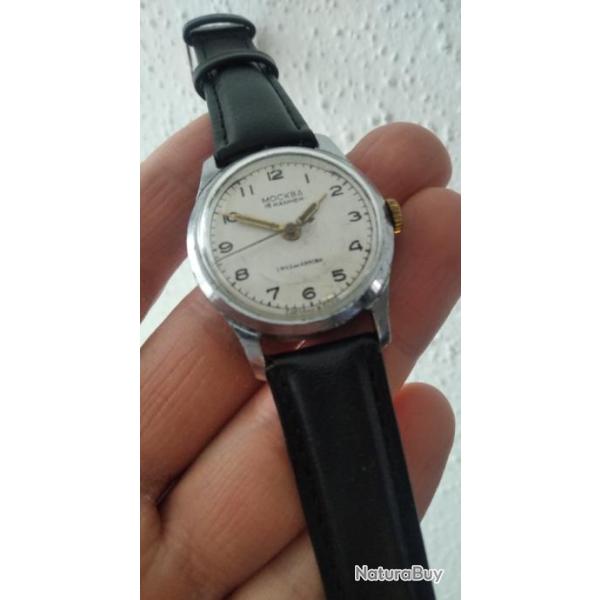 MOSKVA KIROVSKIE MONTRE M�CANIQUE ANCIENNE MADE IN URSS 1MCHZ 1950-1960