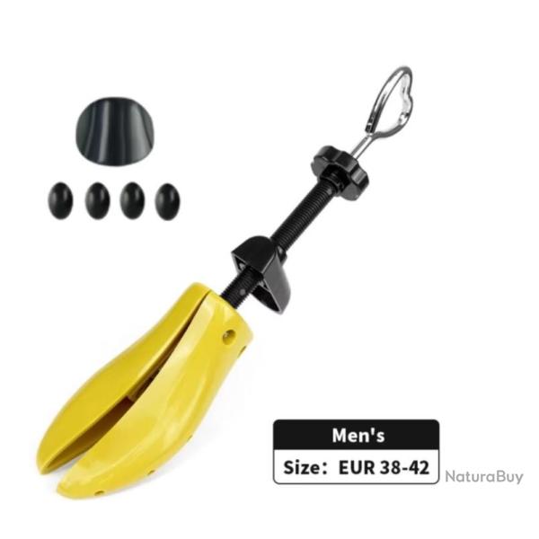 2 Embauchoirs Extenseur de Chaussures - Ajustable et Durable Taille 38-42