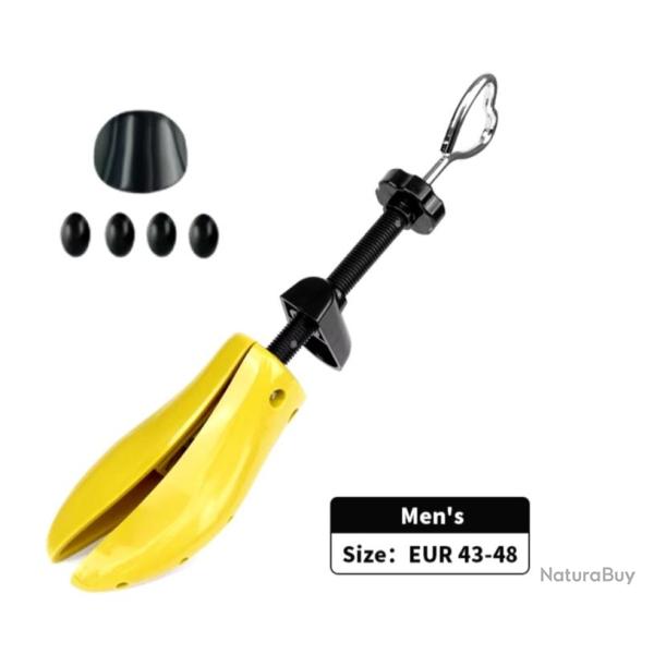 2 Embauchoirs Extenseur de Chaussures - Ajustable et Durable Taille 43-48