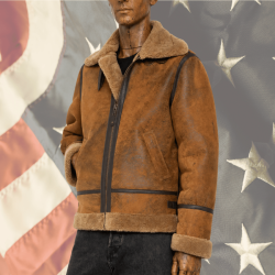 Blouson US Cuir Bombardier B3 LC1259 Moutarde Schott