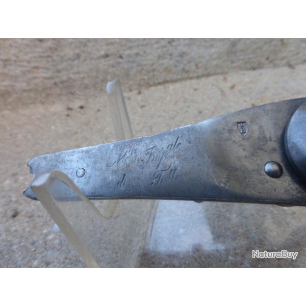 Platine de fusil 1857 Manufacture Imp�riale de Tulle