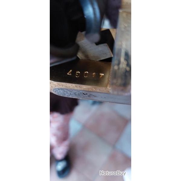 Fusil de chasse francotte juxtapos�s cal 12/76 grav�.