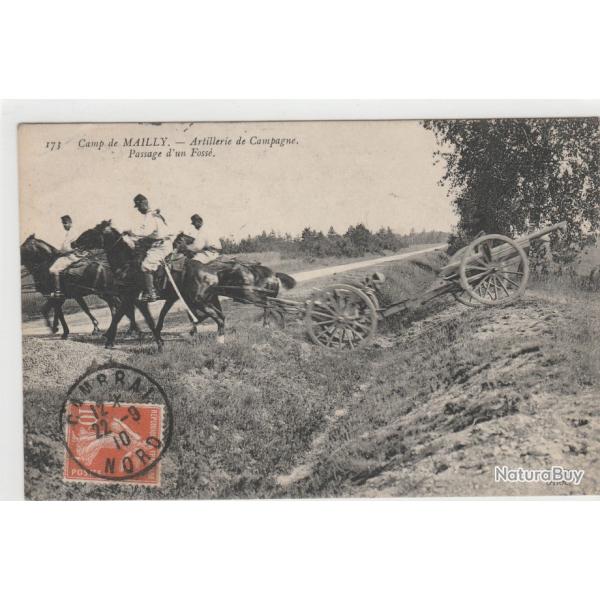 CPA -Camp de Mailly - passage d'un Foss�